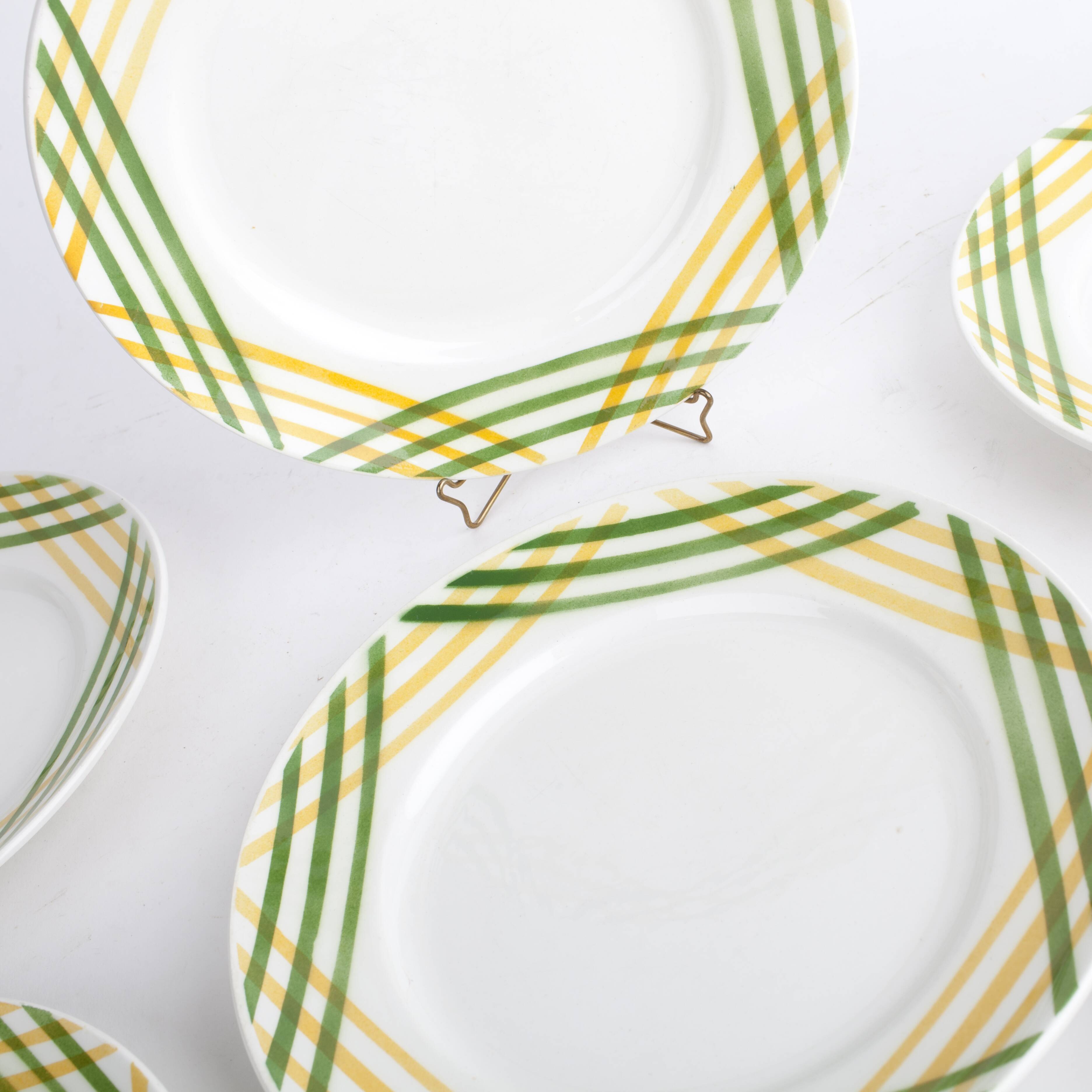 Lot of 6 plates Moulin des Loups