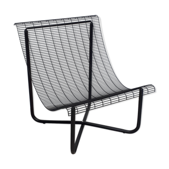 80s design metal armchair
