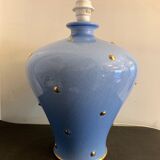 Cracked lamp foot, Longwy enamel Recollets, Beads model