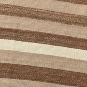 10x13 Dark Brown & Beige Vintage Kilim Rug, 311x394Cm