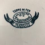 Round dish - Terre de fer Ste Amandinoise - Service Margot