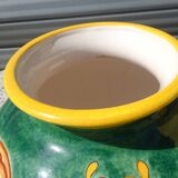 Ceramic lamp, vase and matching plate, Drimmer