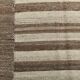 Grey & Beige Handwoven Large Kilim Rug, Turkish Wool Kilim Rug, 322x388 Cm