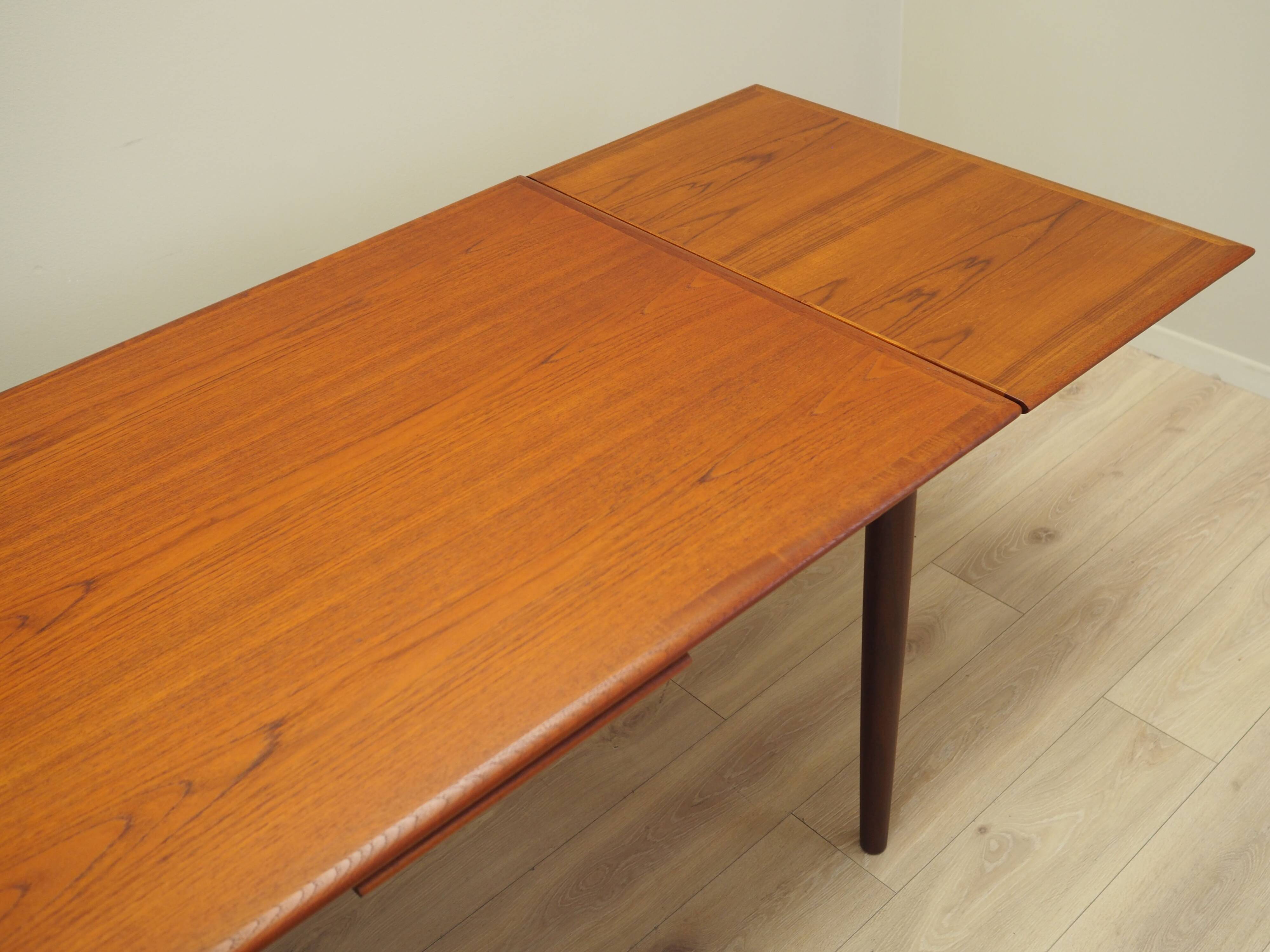 Teak table, Danish design, 1970s, production: Denmark