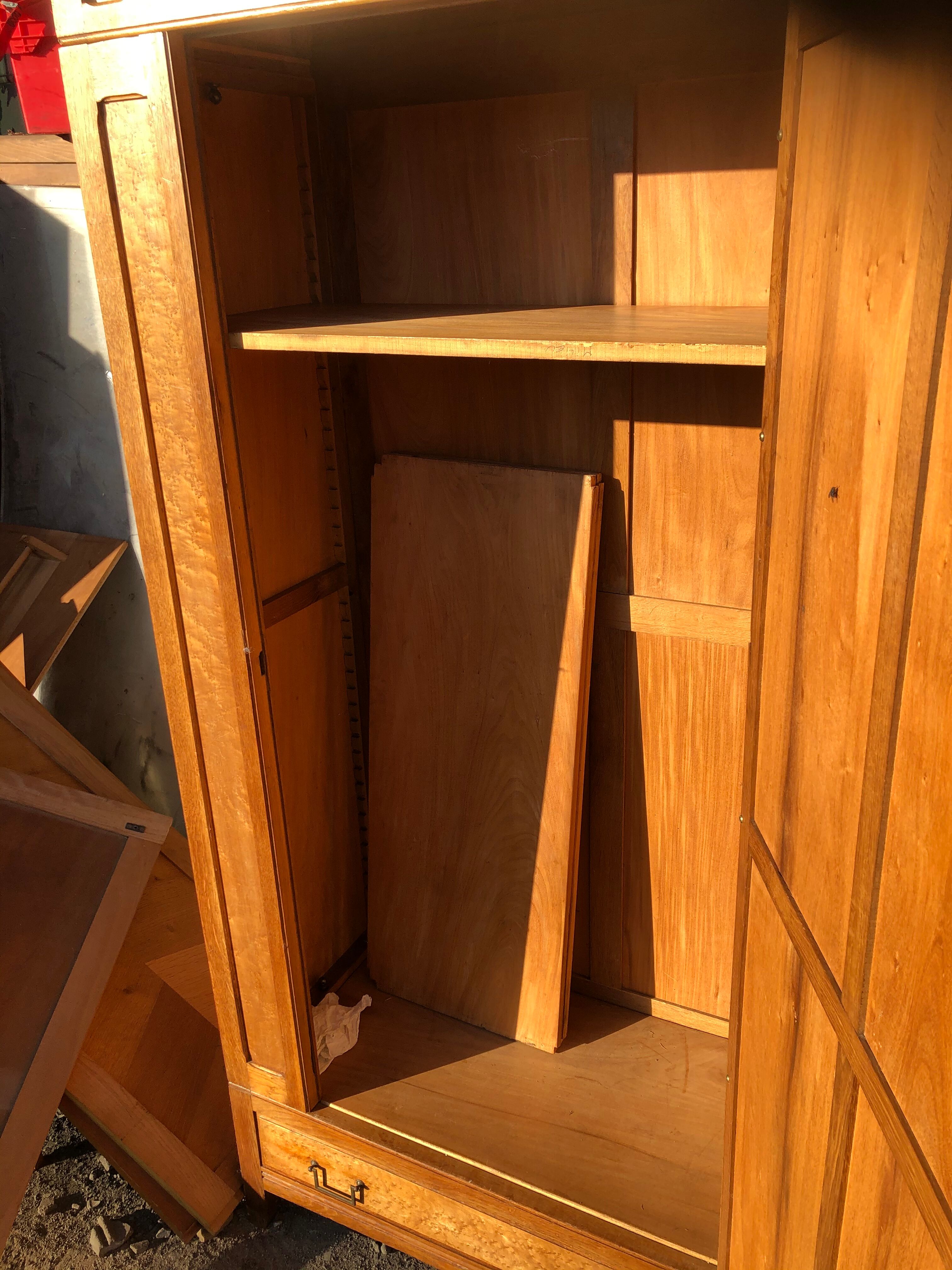 Walnut bramble ice cabinet 1950