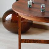 Table à manger ronde en palissandre - Années 60