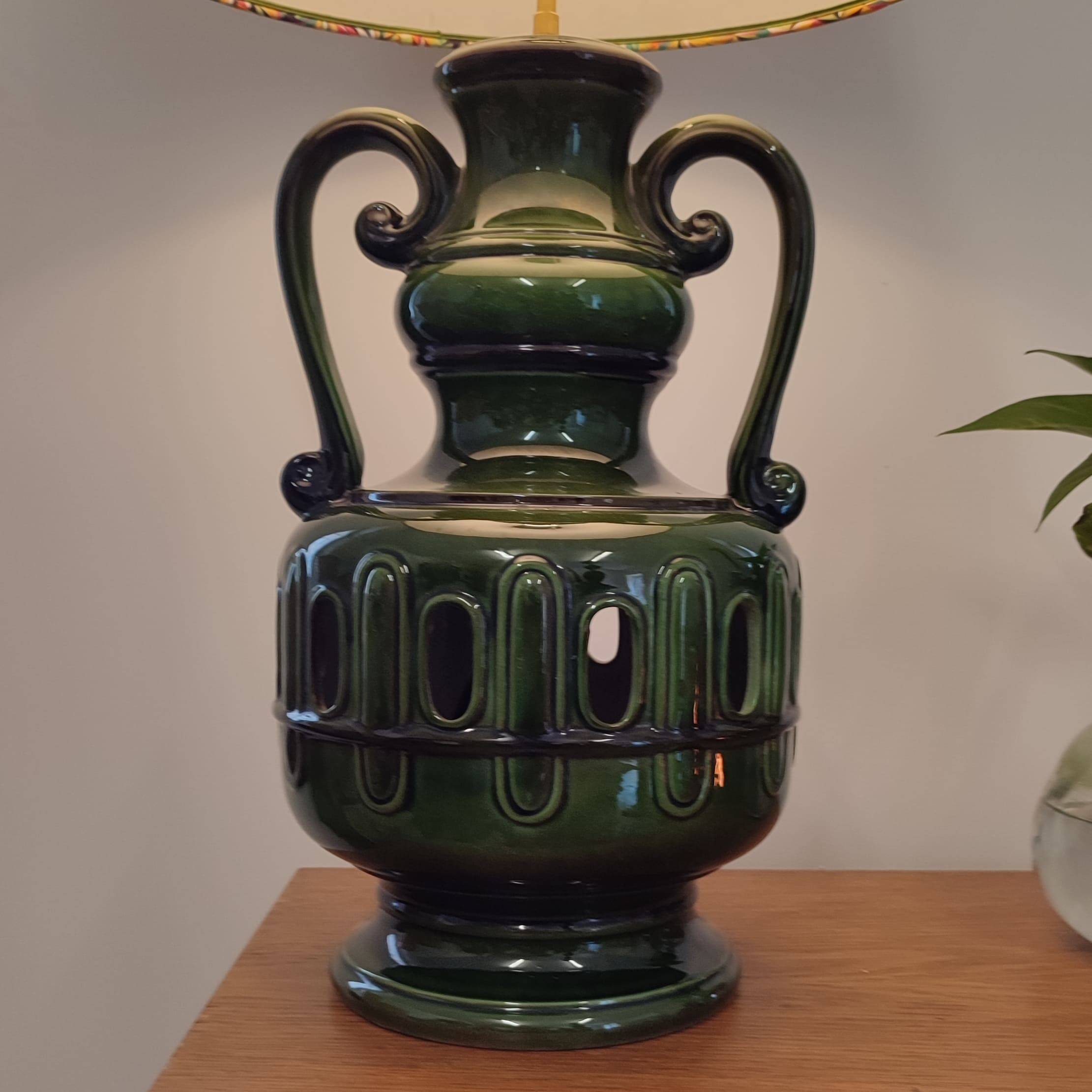 Vintage olive lamp