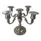 5-headed metal candlestick