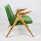 Green Bunny Armchair by Józef Chierowski, 1970s