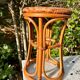 Tabouret vintage en rotin