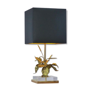 lampe de table aux feuillages