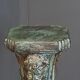 Antique ceramic column faux bronze