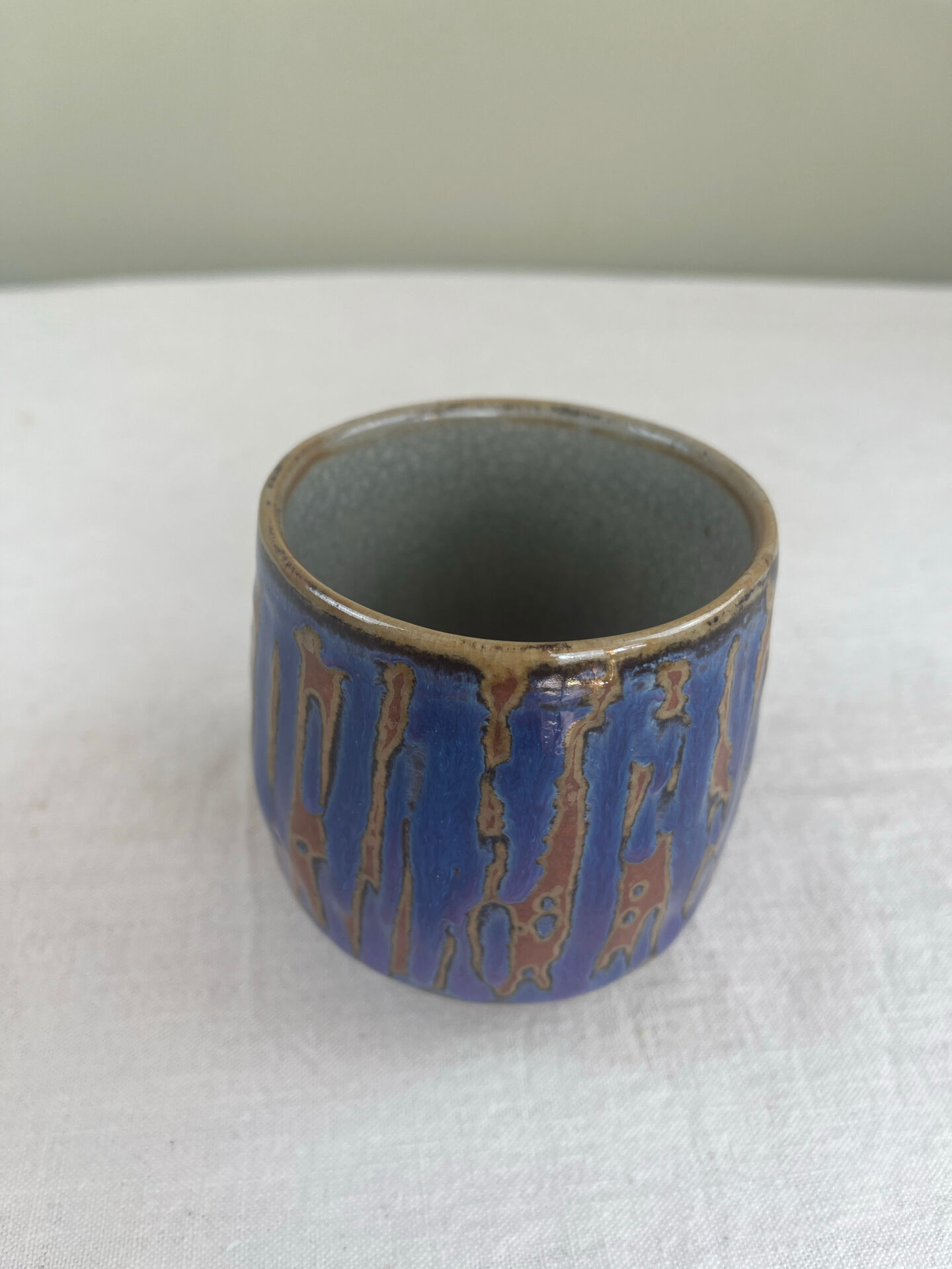 Handcrafted stoneware mug