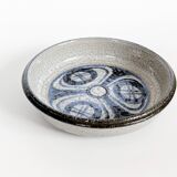Vintage Søholm Denmark blue stoneware ceramic mid-century bowl
