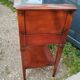 Bedside console old marble top Louis XVI style