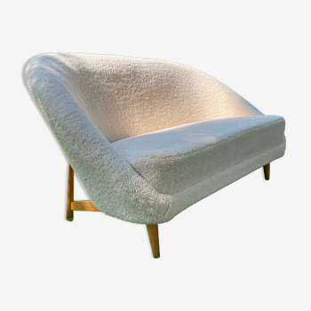 Vintage Bouclé 115 Sofa by Theo Ruth for Artifort, 1950s