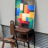 Oil painting on canvas signed Angelina Lavernia