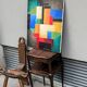 Oil painting on canvas signed Angelina Lavernia