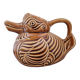 Vintage Sarreguemines slip duck pitcher