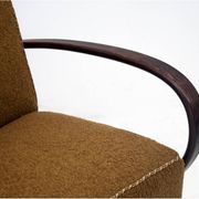 A pair of Art Deco armchairs by J. Halabala from the 1930s, Czech Republic.