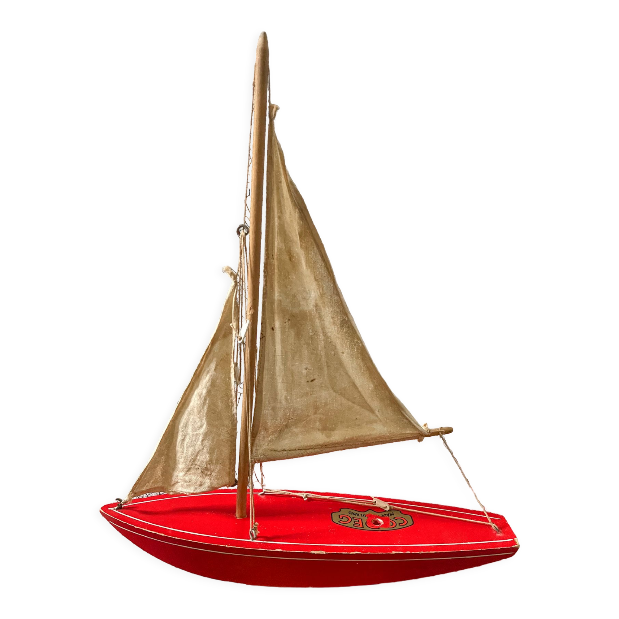 English basin sailboat codeg red, 50s-60s