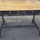 Black and wood table desk