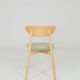 Dining room chairs set of 6 sage green Scandinavian design