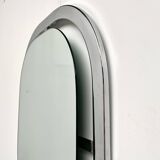 Bauhaus mirror in chrome-plated steel