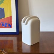 Sergio Asti, vase en céramique moderne, Gabbianelli Italie ca. 1970