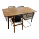 Scandinavian extendable wooden table