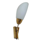 Mid Century Brass and Glass Wall Light/lamp by Kamenicky Senov - around 1970s