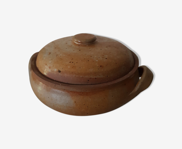 Vide poche boîte avec couvercle grès