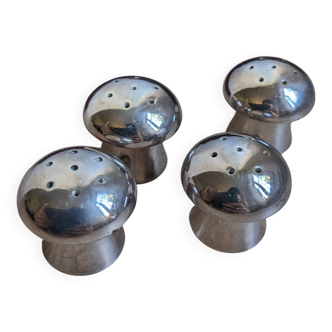 Salière et poivrière en argent - Saint Médard
