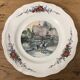 6 assiettes plates Obernai Sarreguemines