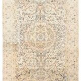 Tapis persan 8x12 Beige & Khaki 60s, 242x355Cm