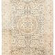 Tapis persan 8x12 Beige & Khaki 60s, 242x355Cm
