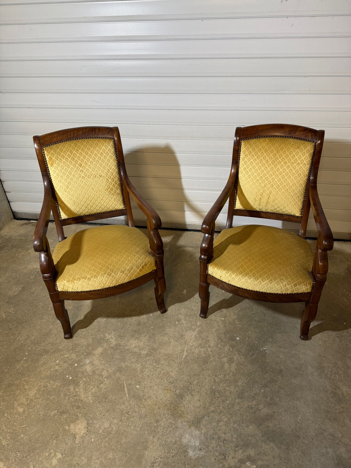 Antique armchairs