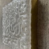 Vintage 70s square ceiling or wall light