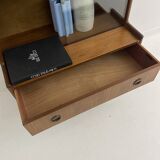 vintage glass library