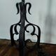 Chandelier 5 electrified high-time wrought iron lights