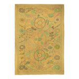 Textile suzani teinté et brodé à la main 218 x 145 cm
