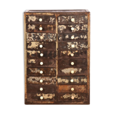 Commode industrielle marron