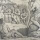 The preaching of Saint John the Baptist Rare three virgins and child golden number