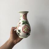 Ceramic vase with floral motifs