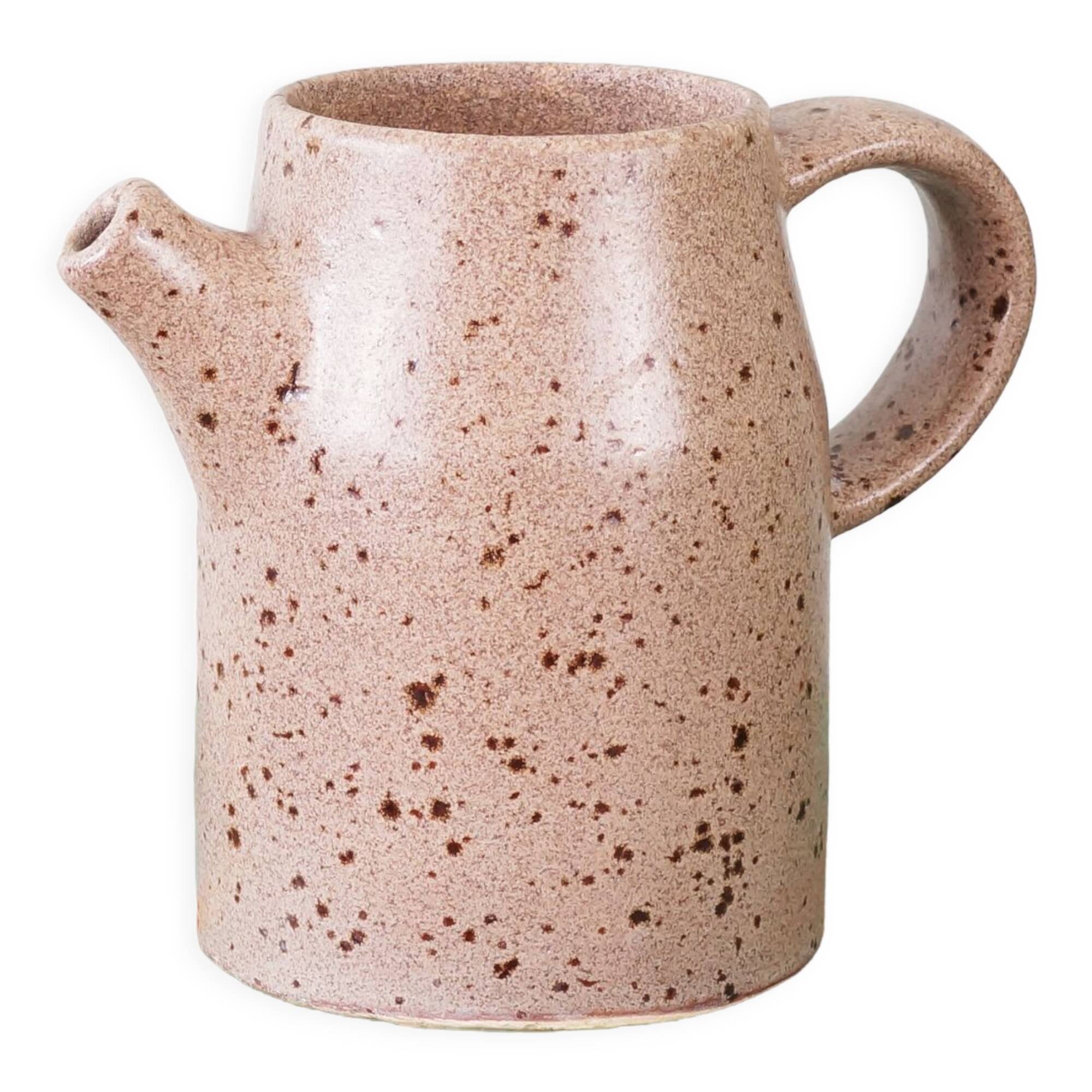 Pyrite sandstone pitcher stamped "Roman", 70s