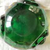 Colored glass ashtray Murano style around the 1960s dimension: H-6cm- L-14cm-