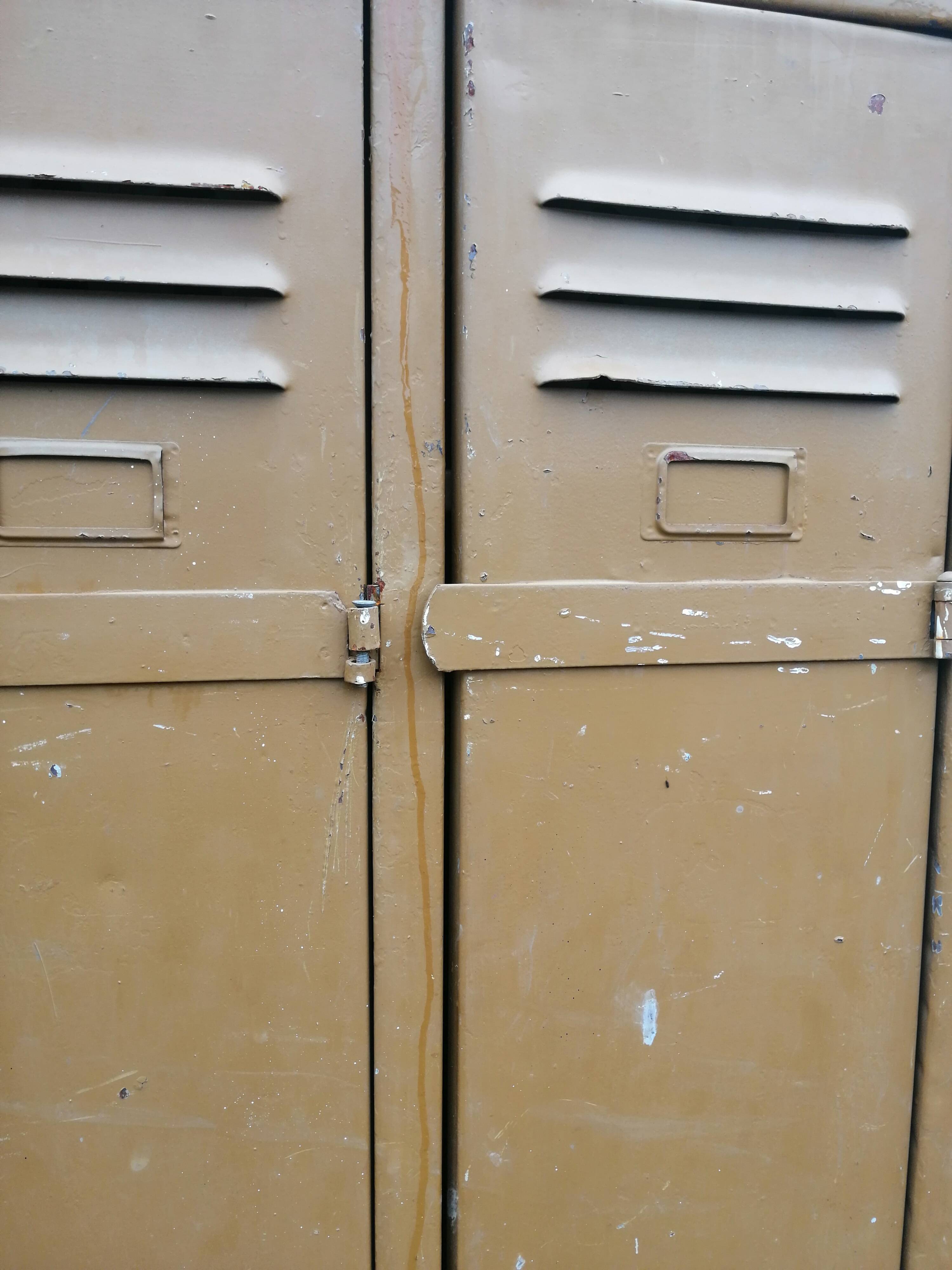 Old factory cloakroom 2 doors