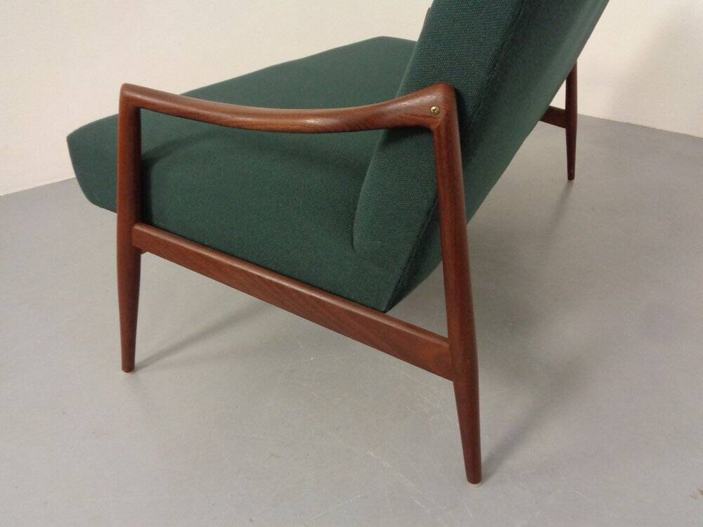 Organic Teak Sofa by Hartmut Lohmeyer for Wilkhahn, 1960s