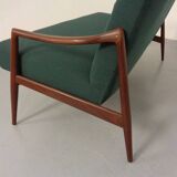 Organic Teak Sofa by Hartmut Lohmeyer for Wilkhahn, 1960s