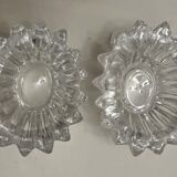 Pair of glass salters